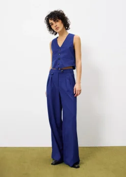 ALIX Blue Waistcoat