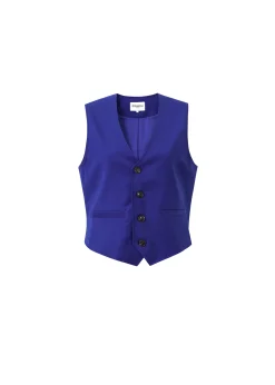 ALIX Blue Waistcoat