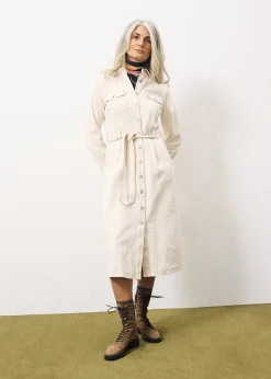 CLOTILDA Beige Dress