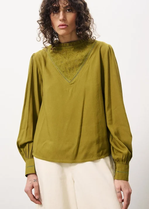 LISENN Green Blouse