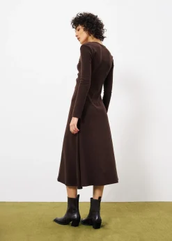 MAEE Brown Dress