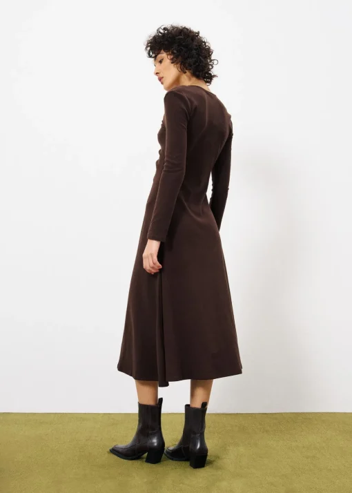 MAEE Brown Dress