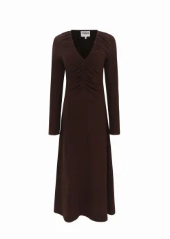 MAEE Brown Dress