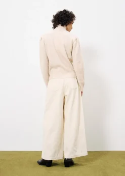 PERLINE Beige Cardigan