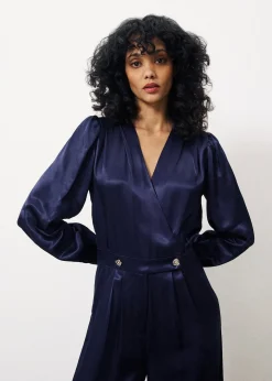 RACHELLE Blue Jumpsuit